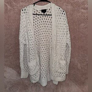 Knit oversized cardigan